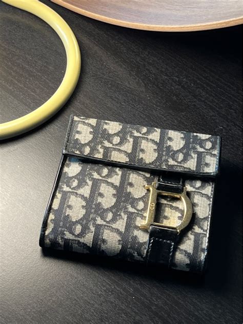 dior bi fold wallet|vintage dior wallet.